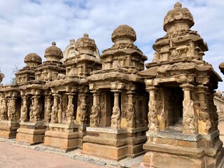 The Kanchi Kailasanathar temple in Kancheepuram. It is one of the oldest structure built by...