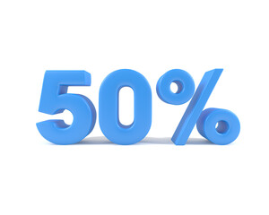 50 % discount blue