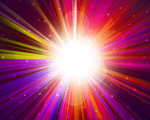 Fototapeta premium magic burst