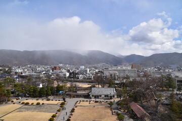 The view of Matsumoto in Nagano Prefecture, Japan