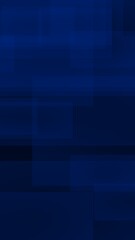 Obraz premium Dark blue background. Blue backdrop with transparent suares. Vertical orientation. 3D illustration
