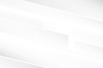 Obraz premium Abstract geometric white and gray color background. Vector, illustration.