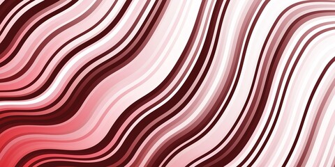 Light Red vector pattern with lines. Colorful geometric sample with gradient curves.  Template for your UI design.