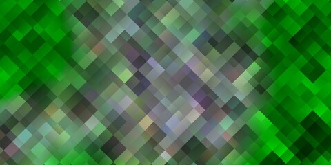 Light Green vector template with rectangles.