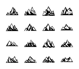 Pack Of Hills Icons 