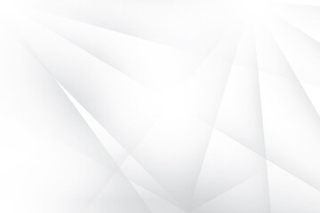 Fototapeta premium Abstract geometric white and gray color background. Vector, illustration.