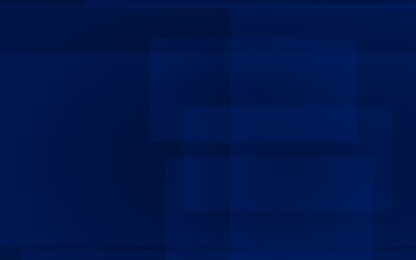 Dark blue background. Blue backdrop with transparent suares. 3D illustration
