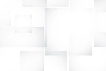 Abstract geometric white and gray color background. Vector, illustration.