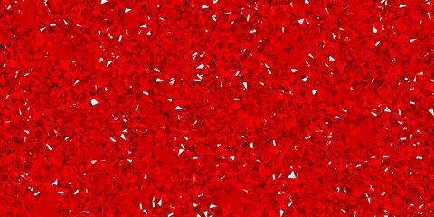 Light Red vector layout with beautiful snowflakes.