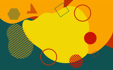 Abstract gradient modern geometric flyer and poster design template background. Use for brochure, book cover, report, corporate, annual, business, magazine, banner. Minimalistic background design.