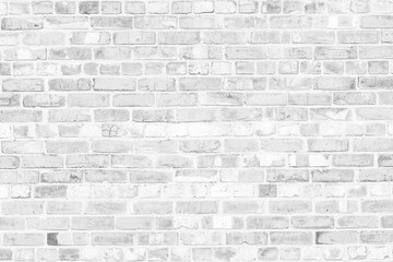 Old city White grunge  large brick  wall texture background
