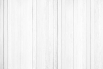 Empty plank white wooden wall texture background