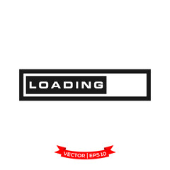 vector progress loading bar, loading icon, loading illustration 