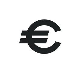 Euro sign  icon. vector euro currency sign. European currency icon. Currency icon.