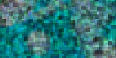 Light Blue, Green vector texture in rectangular style.