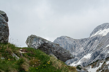 Fototapeta premium Mountain landscape in the alps