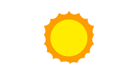 Sun illustration Icon Logo Template design