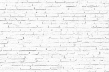 Fototapeta na wymiar close up of white old brick wall texture background for your text or decoration