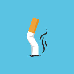 Cigarette icon. Logo vector illustration.