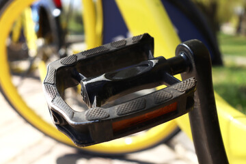 Bicycle pedal. Old bicycle pedal