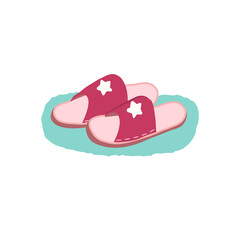 Footwear. Vector illustration in flat style.