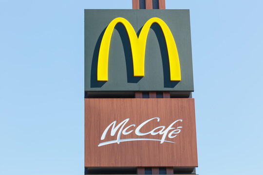 McDonalds Logo sign McDonald's McCafe Cafe Restaurant Mc Donald's Mc Donalds Stuttgart