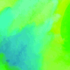 Green abstract watercolor texture background.
