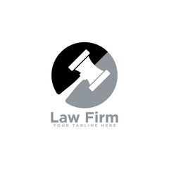 Law Firm Logo Design Vector Illustration