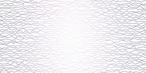 Dark Pink, Blue vector backdrop with curves. Abstract illustration with bandy gradient lines. Pattern for websites, landing pages.