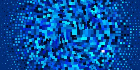 Light BLUE vector layout with lines, rectangles. Colorful illustration with gradient rectangles and squares. Design for your business promotion.