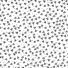 Abstract children's background, pattern with paws, animal legs, blots. manual graphics of children's packing. Design for packaging, wallpaper, textiles, designer paper. Isolated background. stock 