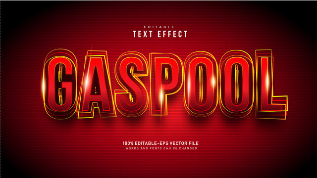 Gaspool Text Effect