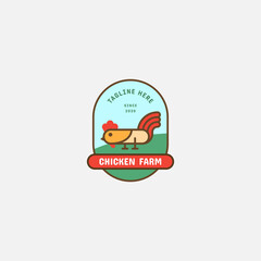 Fototapeta premium Chicken Logo