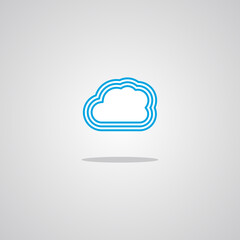 Illustration vector graphic of Cloud Technology. Perfect to use for Technology Company