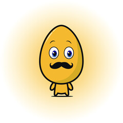 Cute design vector egg emoji