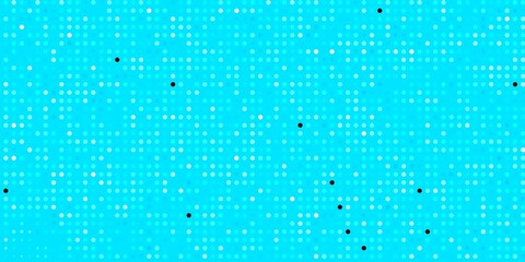 Light BLUE vector pattern with spheres. Glitter abstract illustration with colorful drops. Design for your commercials.
