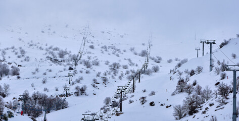 heavy fog on mount hermon ski location
