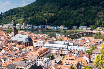 Fototapeta na wymiar Schloß Heidelberg - Ausblick