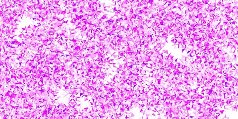 Light Purple vector backdrop with xmas snowflakes.