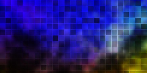 Light Blue, Green vector background with rectangles.