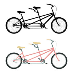 Obraz premium Tandem bicycle