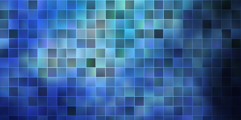 Dark BLUE vector template with rectangles.