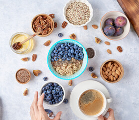 Super breakfast Quinoa with Nuts and Berries