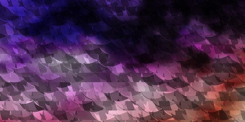 Light Purple, Pink vector background with triangles.