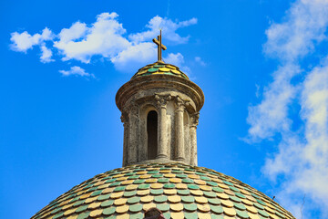 Fototapeta na wymiar domes of the church