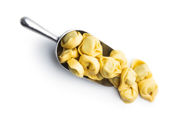 Tortellini pasta. Italian stuffed pasta