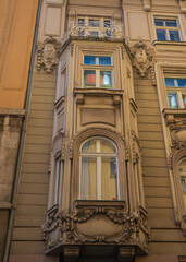 Fototapeta na wymiar Beautiful architecture of Croatia capital city of Zagreb.