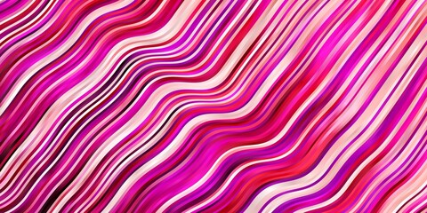 Light Pink vector background with bent lines. Colorful illustration, which consists of curves. Pattern for websites, landing pages.