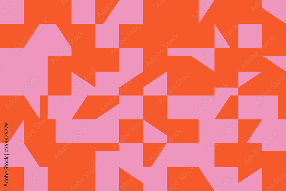 Poster duotone abstract vector pattern design