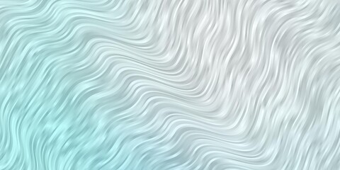 Light BLUE vector pattern with curved lines. Abstract illustration with bandy gradient lines. Template for your UI design.